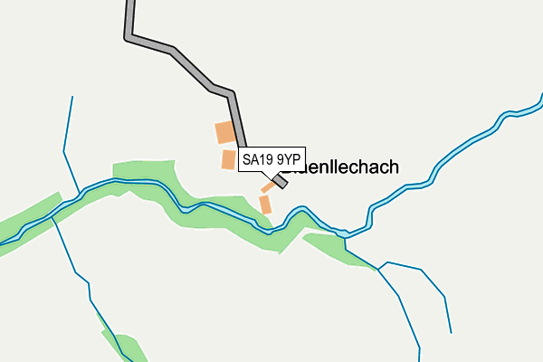 SA19 9YP map - OS OpenMap – Local (Ordnance Survey)