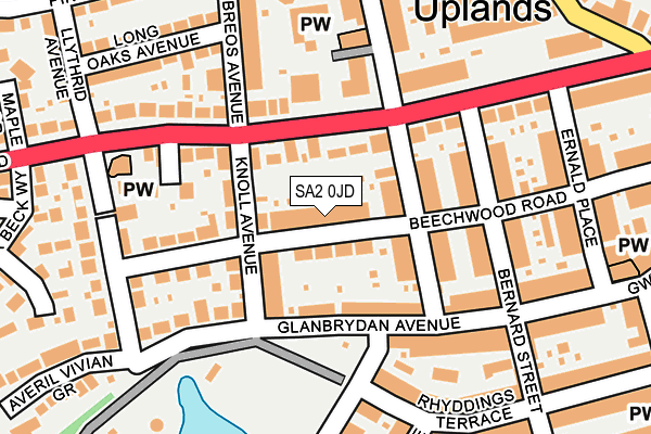 Map of D ROSSITER CONSTRUCTION LTD at local scale