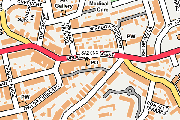 Map of VERVE 37 LTD at local scale