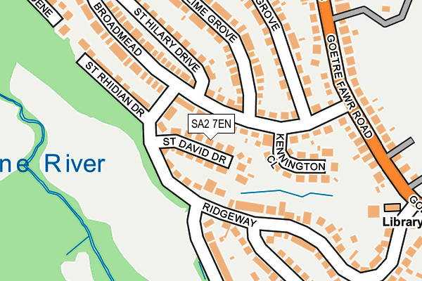 SA2 7EN map - OS OpenMap – Local (Ordnance Survey)