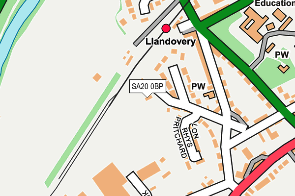 SA20 0BP map - OS OpenMap – Local (Ordnance Survey)