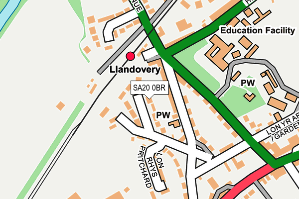 SA20 0BR map - OS OpenMap – Local (Ordnance Survey)