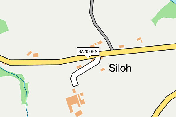 SA20 0HN map - OS OpenMap – Local (Ordnance Survey)