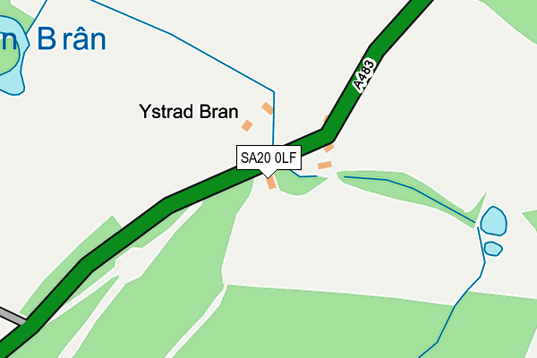 SA20 0LF map - OS OpenMap – Local (Ordnance Survey)