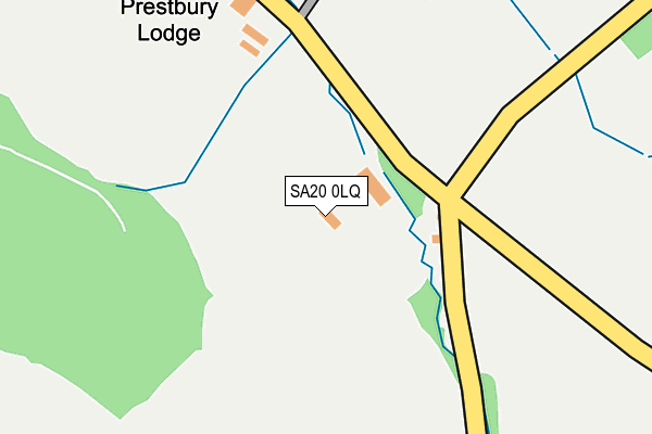 SA20 0LQ map - OS OpenMap – Local (Ordnance Survey)