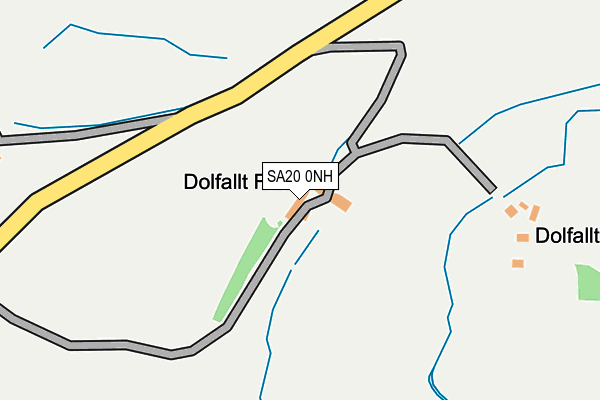 SA20 0NH map - OS OpenMap – Local (Ordnance Survey)