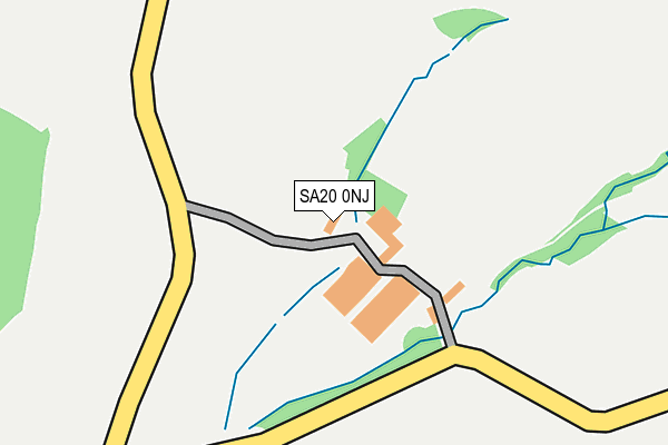SA20 0NJ map - OS OpenMap – Local (Ordnance Survey)