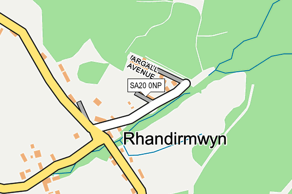 SA20 0NP map - OS OpenMap – Local (Ordnance Survey)