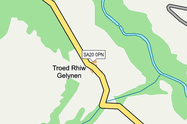 SA20 0PN map - OS OpenMap – Local (Ordnance Survey)