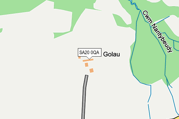 SA20 0QA map - OS OpenMap – Local (Ordnance Survey)