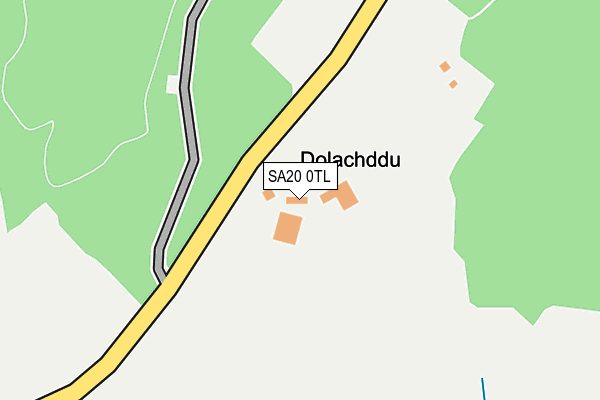 SA20 0TL map - OS OpenMap – Local (Ordnance Survey)