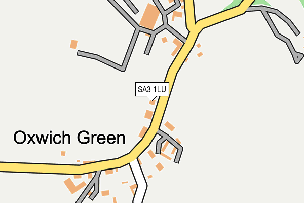 SA3 1LU map - OS OpenMap – Local (Ordnance Survey)