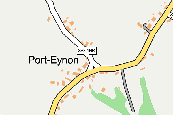 SA3 1NR map - OS OpenMap – Local (Ordnance Survey)