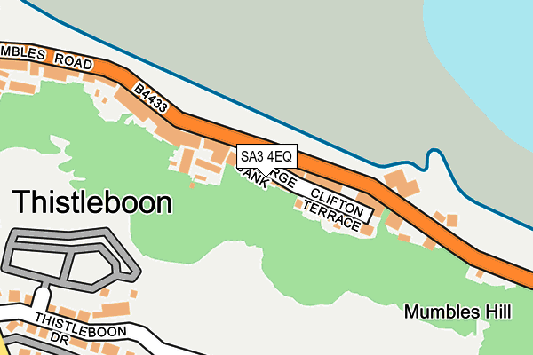 SA3 4EQ map - OS OpenMap – Local (Ordnance Survey)