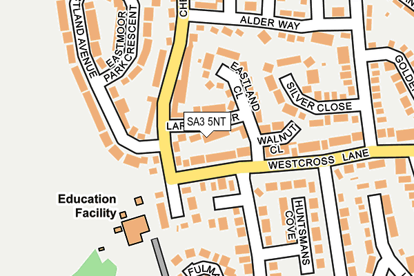 SA3 5NT map - OS OpenMap – Local (Ordnance Survey)