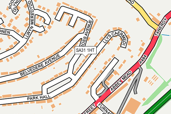 SA31 1HT map - OS OpenMap – Local (Ordnance Survey)