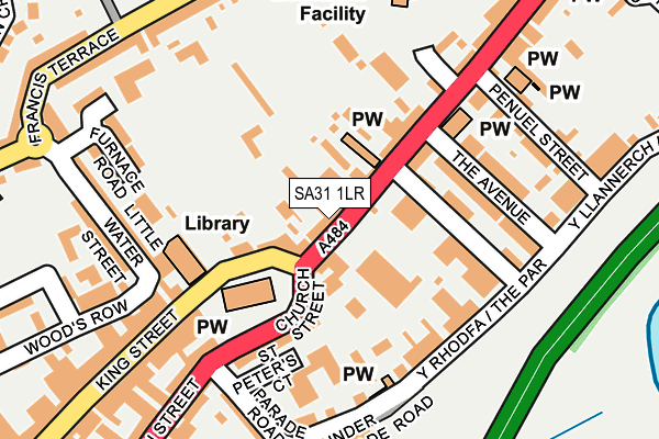 SA31 1LR map - OS OpenMap – Local (Ordnance Survey)