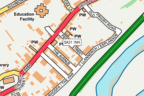 SA31 1NH map - OS OpenMap – Local (Ordnance Survey)