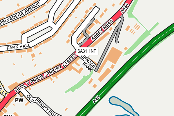 SA31 1NT map - OS OpenMap – Local (Ordnance Survey)