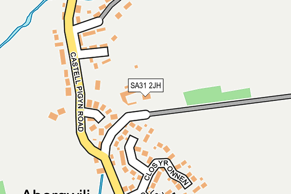 SA31 2JH map - OS OpenMap – Local (Ordnance Survey)