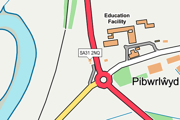 SA31 2NQ map - OS OpenMap – Local (Ordnance Survey)