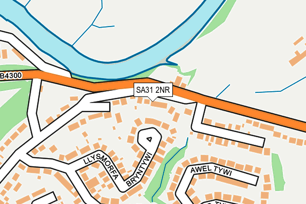 SA31 2NR map - OS OpenMap – Local (Ordnance Survey)