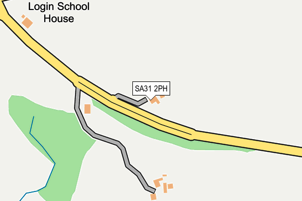 SA31 2PH map - OS OpenMap – Local (Ordnance Survey)