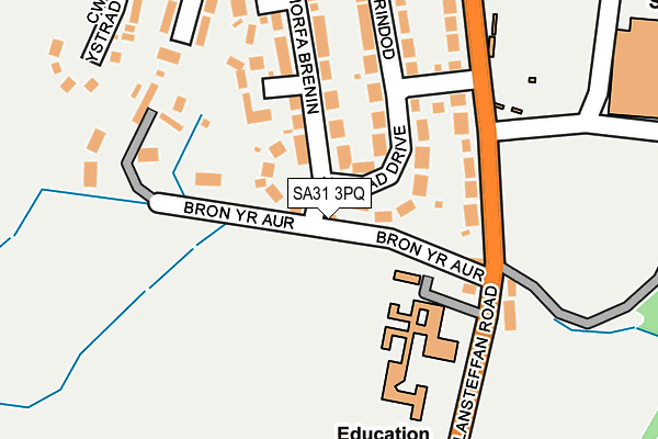 SA31 3PQ map - OS OpenMap – Local (Ordnance Survey)