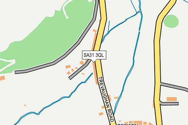 SA31 3QL map - OS OpenMap – Local (Ordnance Survey)