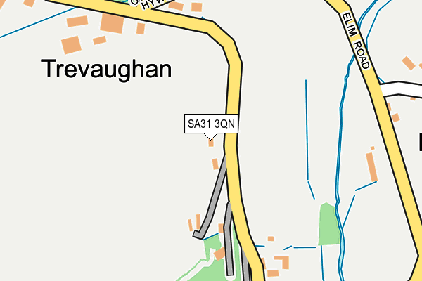 SA31 3QN map - OS OpenMap – Local (Ordnance Survey)