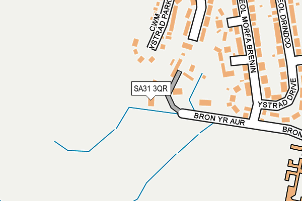 SA31 3QR map - OS OpenMap – Local (Ordnance Survey)