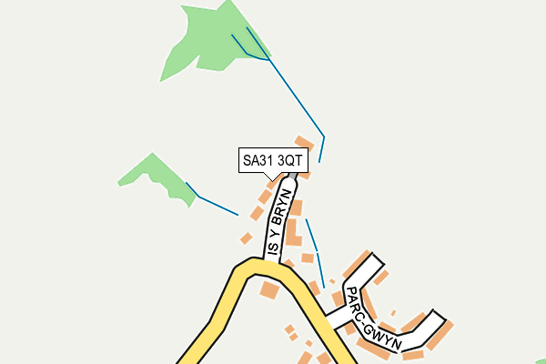 SA31 3QT map - OS OpenMap – Local (Ordnance Survey)