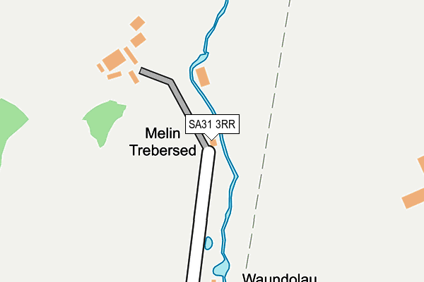 SA31 3RR map - OS OpenMap – Local (Ordnance Survey)
