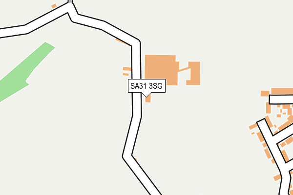 SA31 3SG map - OS OpenMap – Local (Ordnance Survey)