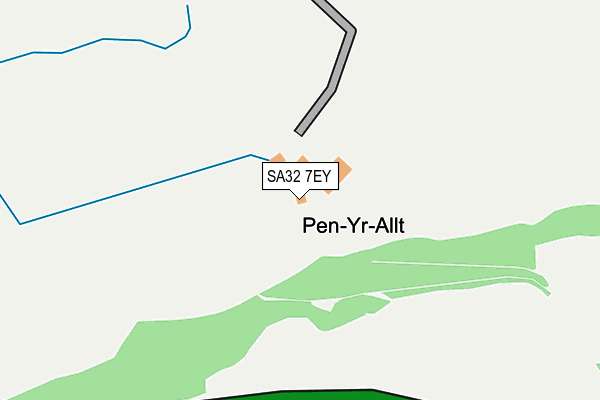 SA32 7EY map - OS OpenMap – Local (Ordnance Survey)