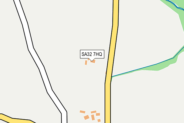SA32 7HQ map - OS OpenMap – Local (Ordnance Survey)