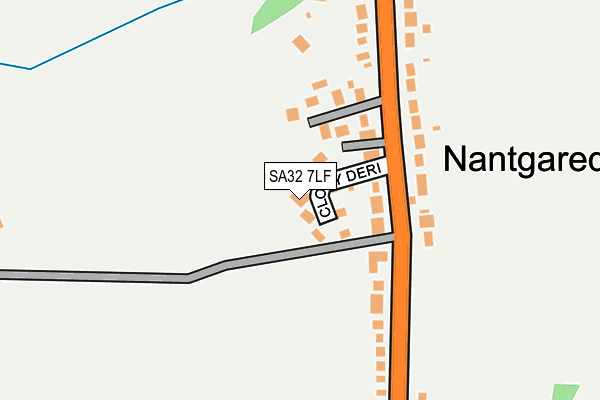 SA32 7LF map - OS OpenMap – Local (Ordnance Survey)