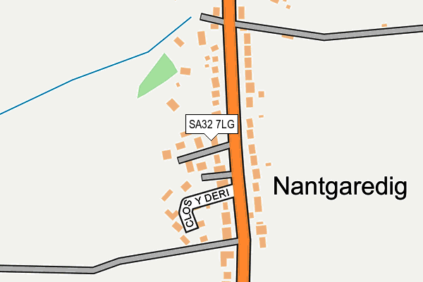 SA32 7LG map - OS OpenMap – Local (Ordnance Survey)