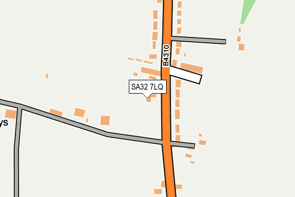 SA32 7LQ map - OS OpenMap – Local (Ordnance Survey)