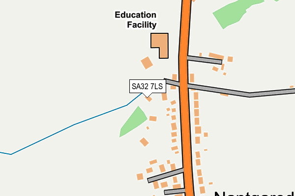 SA32 7LS map - OS OpenMap – Local (Ordnance Survey)