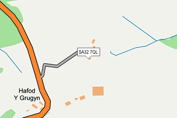 SA32 7QL map - OS OpenMap – Local (Ordnance Survey)