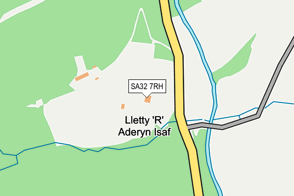 SA32 7RH map - OS OpenMap – Local (Ordnance Survey)