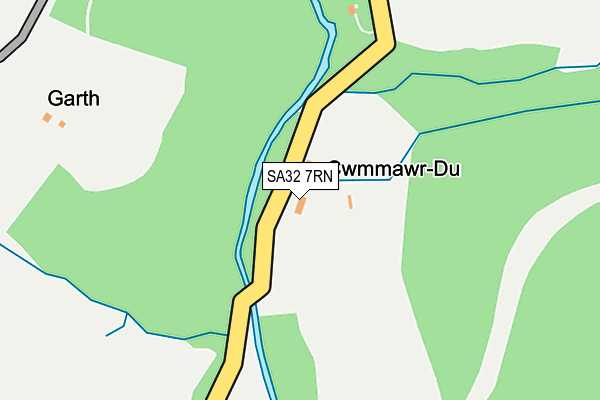 SA32 7RN map - OS OpenMap – Local (Ordnance Survey)