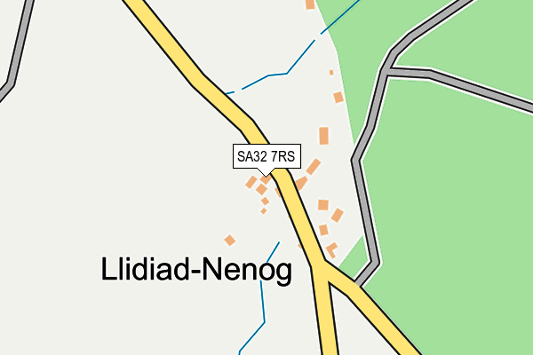 SA32 7RS map - OS OpenMap – Local (Ordnance Survey)