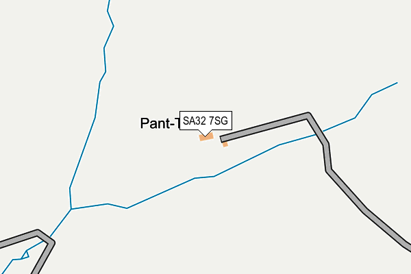 SA32 7SG map - OS OpenMap – Local (Ordnance Survey)