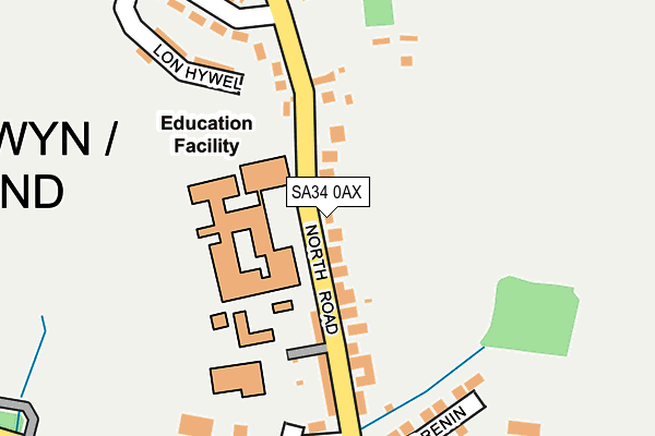 Map of R N POWELL LIMITED at local scale