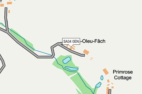 SA34 0EN map - OS OpenMap – Local (Ordnance Survey)