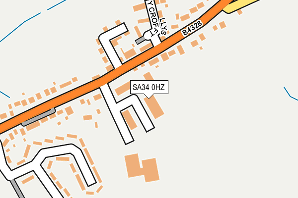 Map of CLASSIC KITCHENS(WHITLAND) LIMITED at local scale