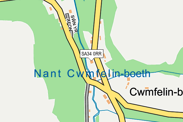 SA34 0RR map - OS OpenMap – Local (Ordnance Survey)