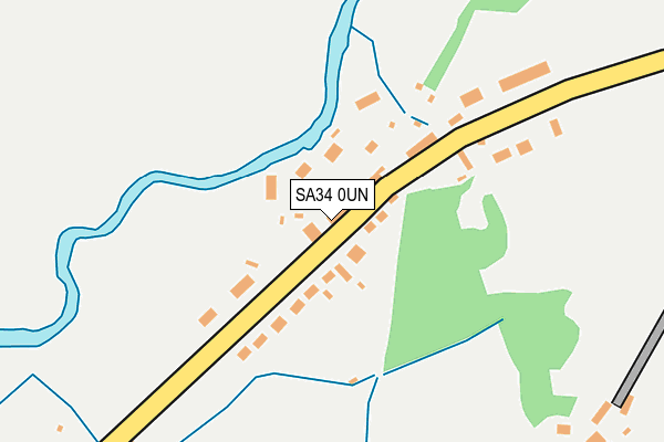 SA34 0UN map - OS OpenMap – Local (Ordnance Survey)